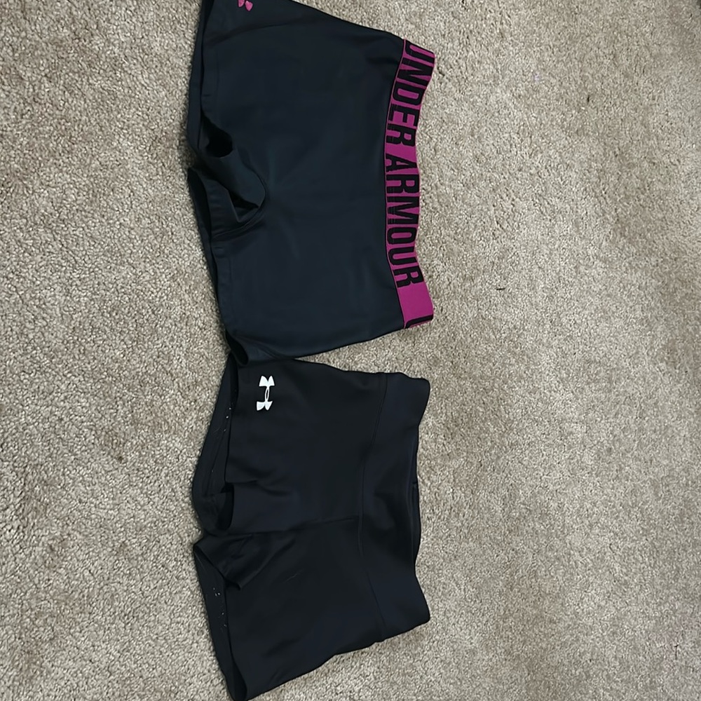 Two size small underarmour spandex